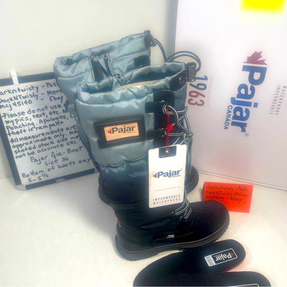 BNIB PAJAR BOOTS. Size on boot says 6
while tag on bottom says 5-5.5 - Picture 3 of 16